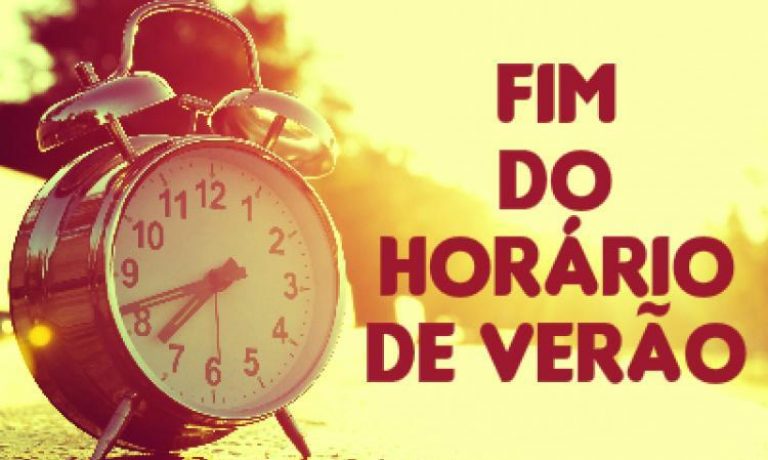 Fim do Horário de Verão